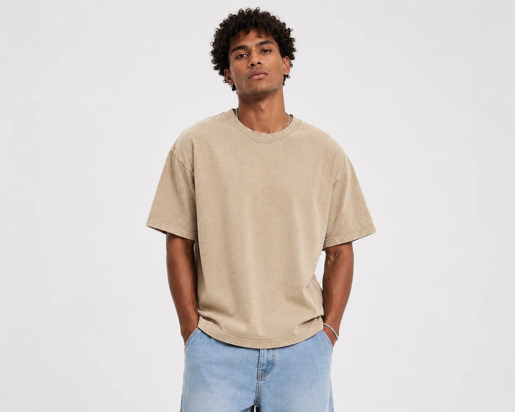 ZL200 Oversized Vintage Washed Tee