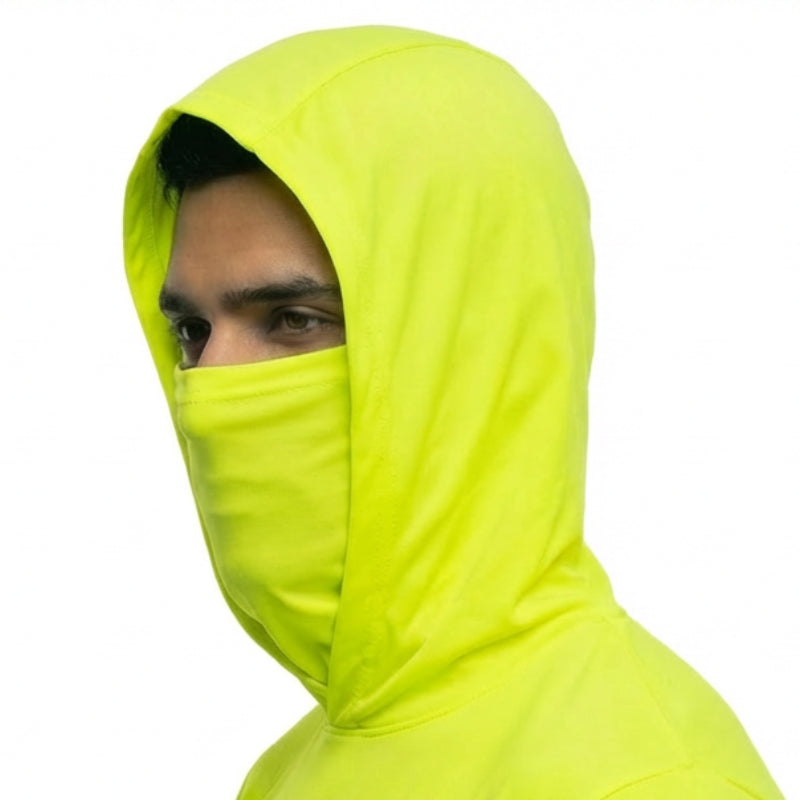 SAFTX-C2-075M Hooded Work Shirt With Built-In Face Mask
