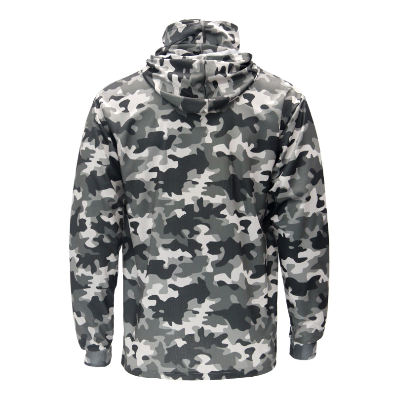 SAFTX-C2-075M Hooded Work Shirt With Built-In Face Mask