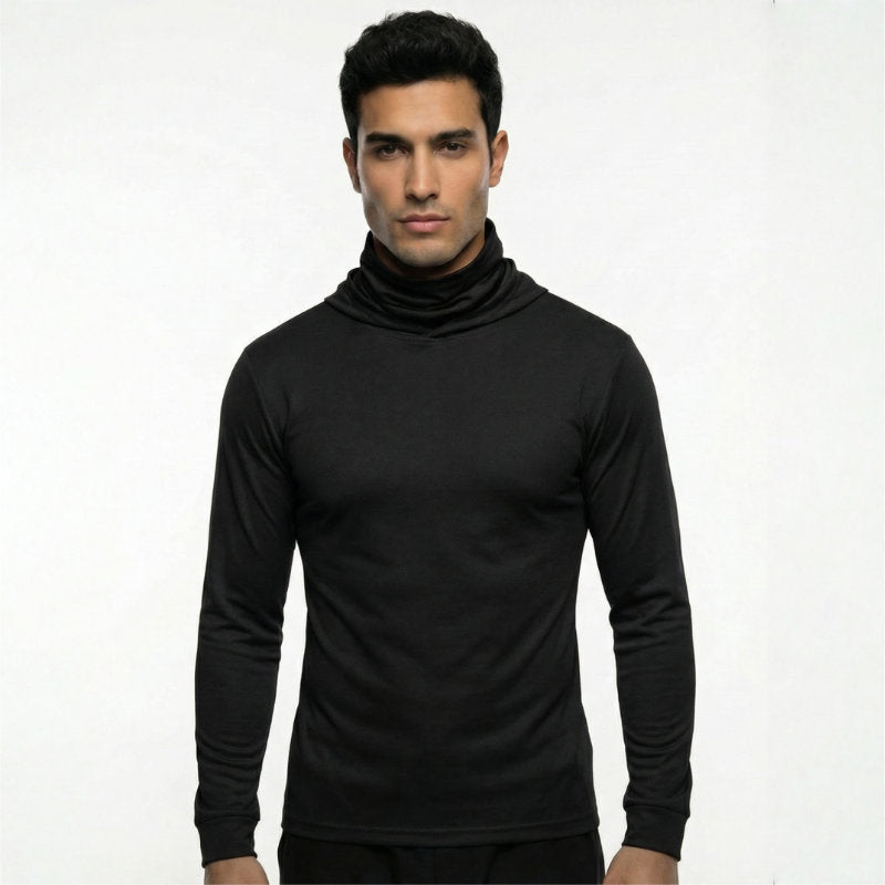 SAFTX-C2-075M Hooded Work Shirt With Built-In Face Mask