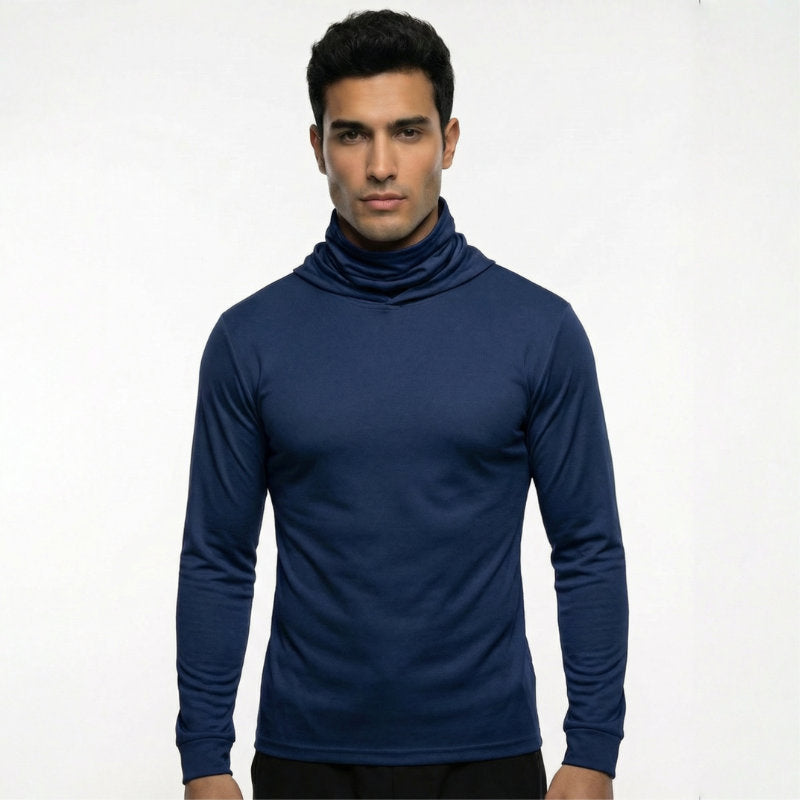 SAFTX-C2-075M Hooded Work Shirt With Built-In Face Mask