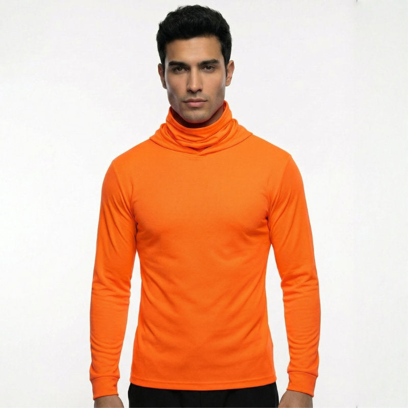 SAFTX-C2-075M Hooded Work Shirt With Built-In Face Mask