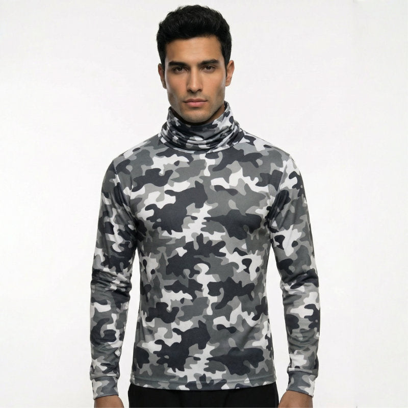 SAFTX-C2-075M Hooded Work Shirt With Built-In Face Mask