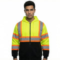 SAFWY-C2-090-1 Reflective Full Zip Safety Hoodie