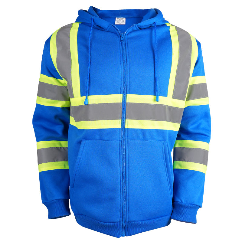 SAFWY-B2-093-1 Reflective Zip Hoodie