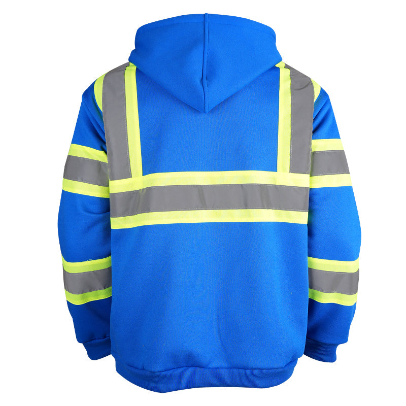 SAFWY-B2-093-1 Reflective Zip Hoodie