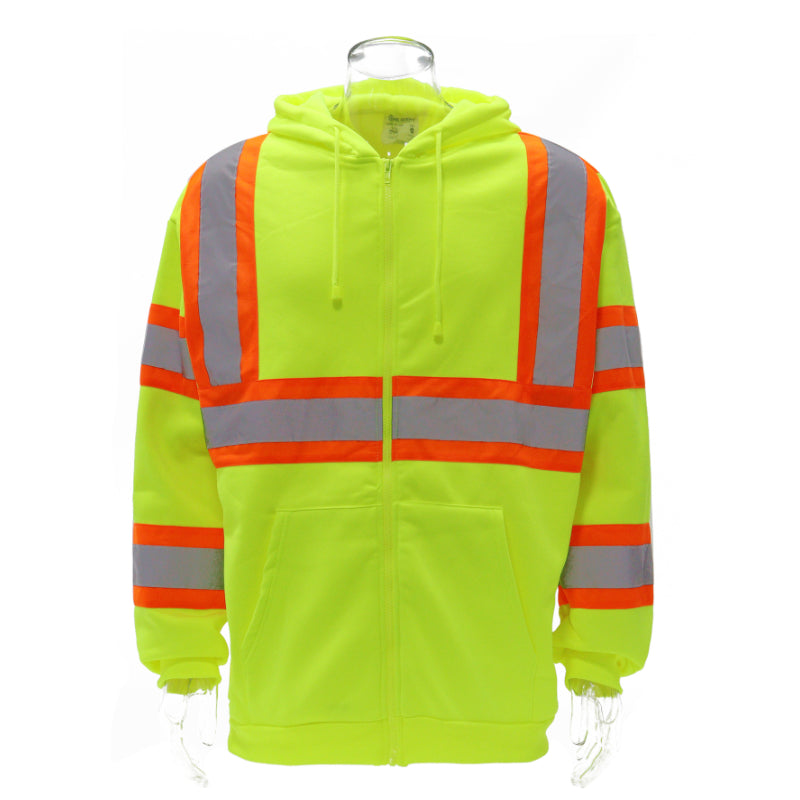 SAFWY-B2-093-1 Reflective Zip Hoodie