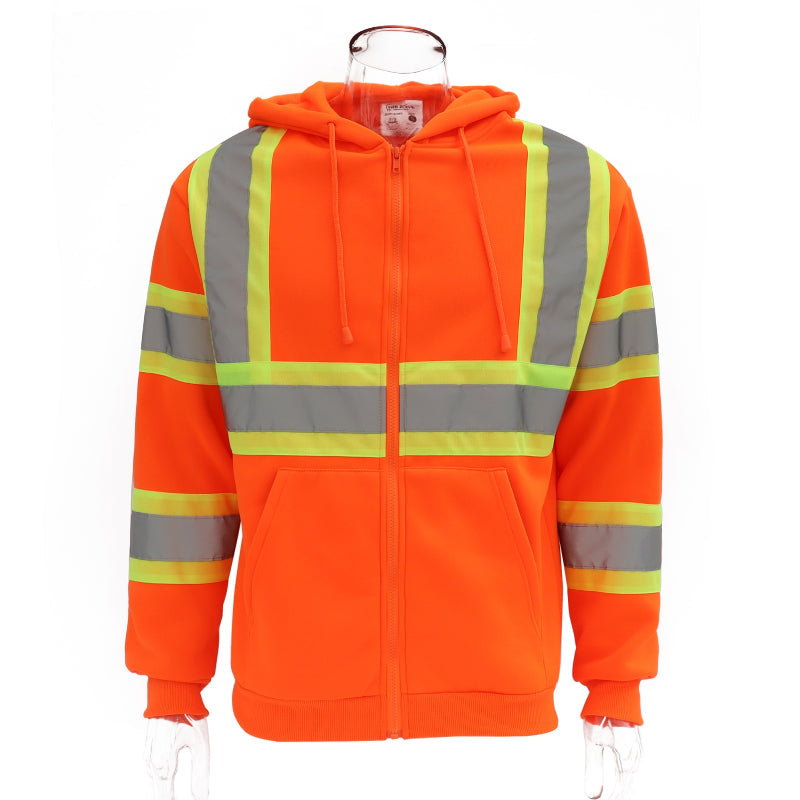 SAFWY-B2-093-1 Reflective Zip Hoodie