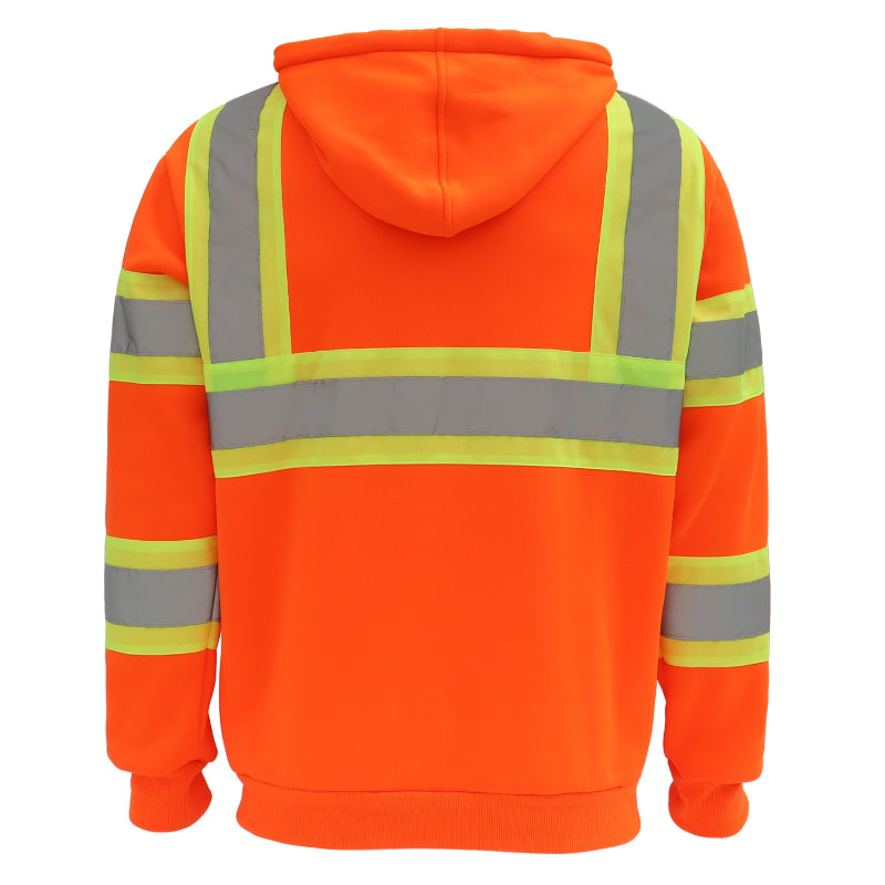 SAFWY-B2-093-1 Reflective Zip Hoodie