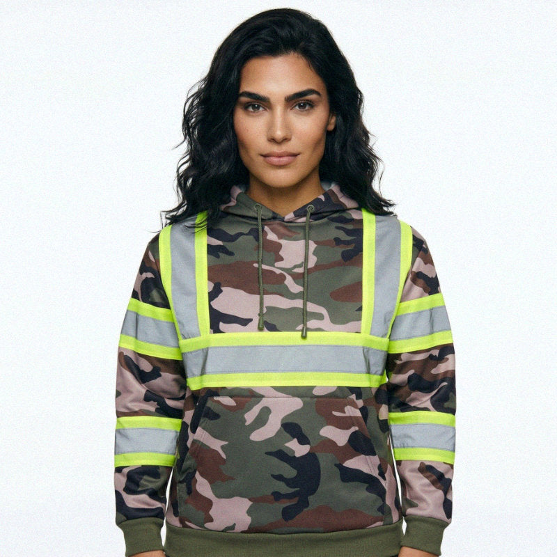 SAFWY-B2-093 Reflective Pullover Safety Hoodie