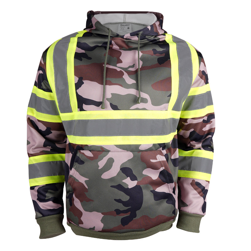 SAFWY-B2-093 Reflective Pullover Safety Hoodie