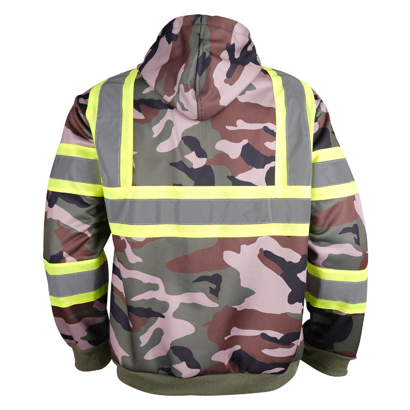 SAFWY-B2-093 Reflective Pullover Safety Hoodie