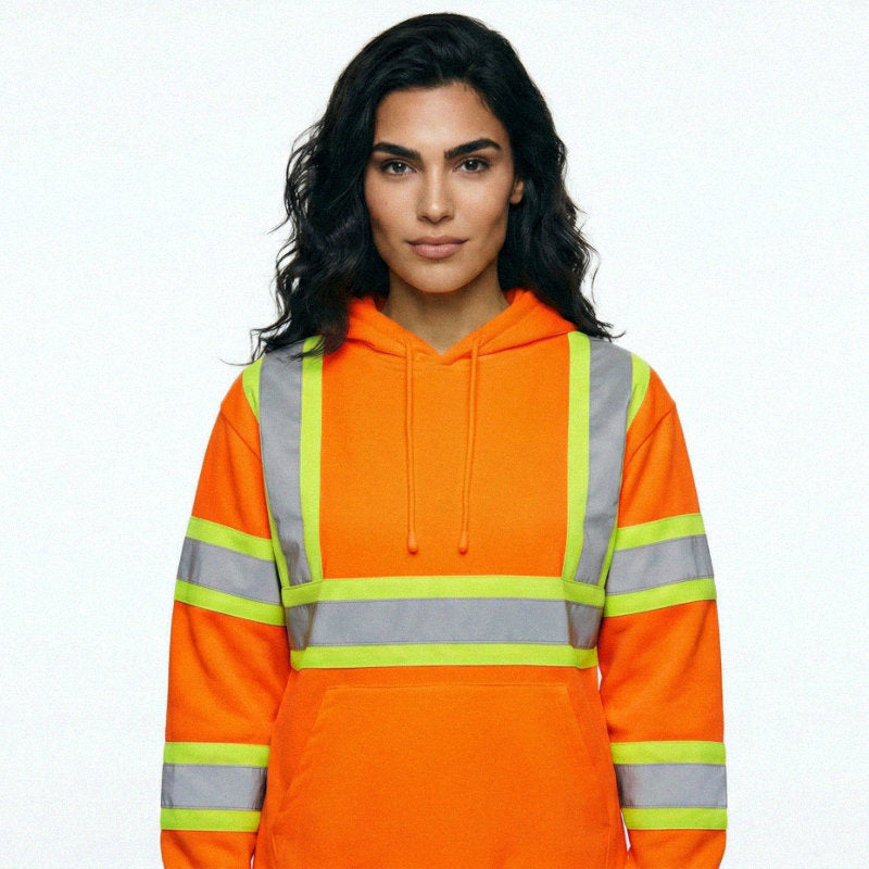 SAFWY-B2-093 Reflective Pullover Safety Hoodie