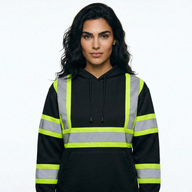 SAFWY-B2-093 Reflective Pullover Safety Hoodie