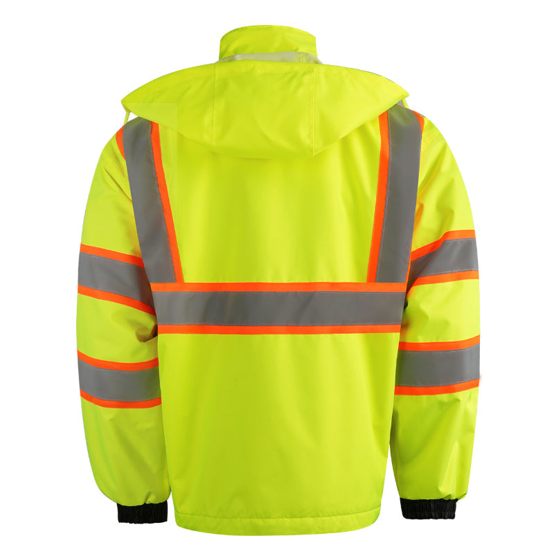SAFMY-A48-218-1 Hooded Reflective Safety Jacket