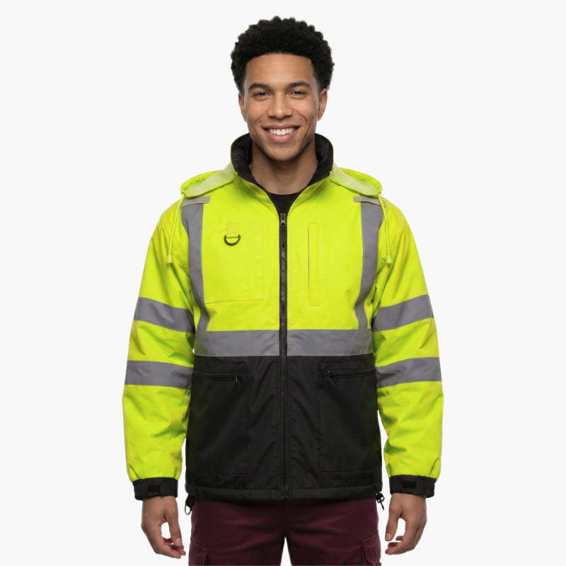 SAFMY-A48-218 Reflective Fleece Lined Safety Jacket