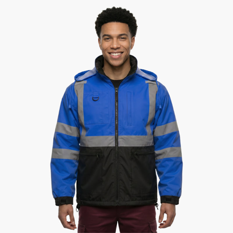 SAFMY-A48-218 Reflective Fleece Lined Safety Jacket
