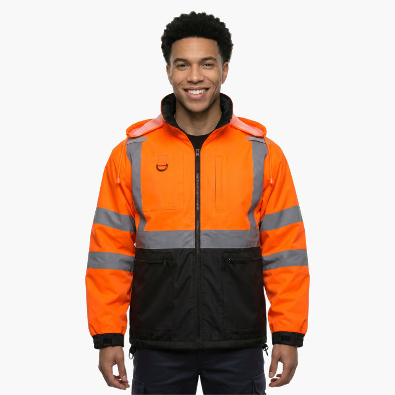 SAFMY-A48-218 Reflective Fleece Lined Safety Jacket