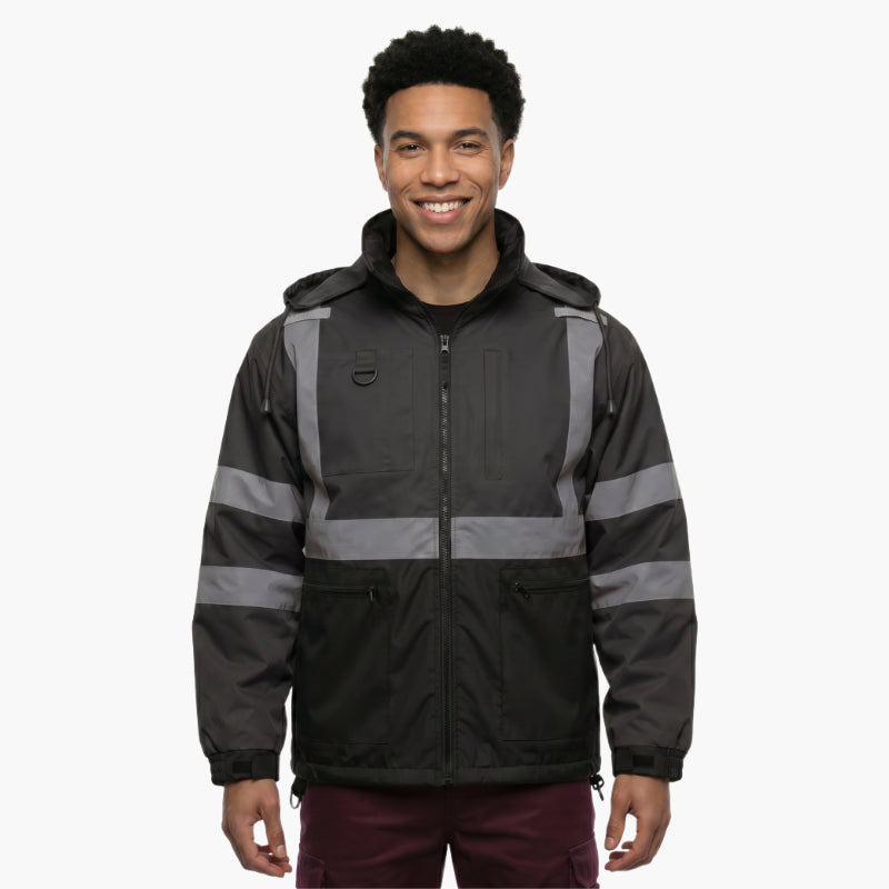 SAFMY-A48-218 Reflective Fleece Lined Safety Jacket