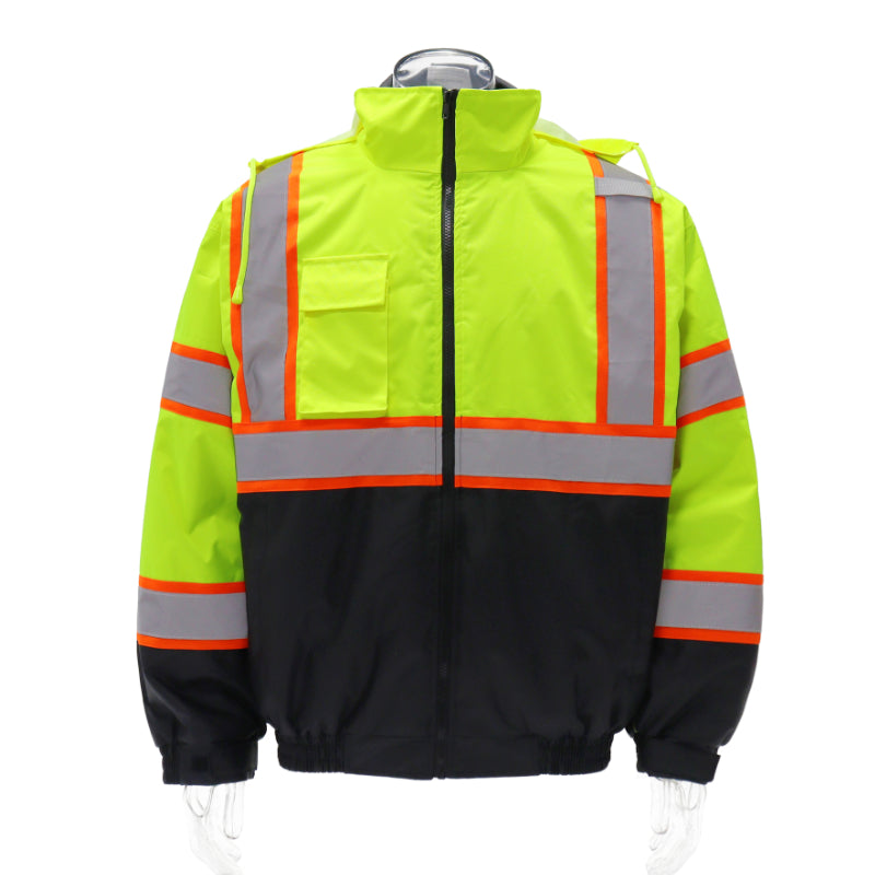 SAFMY-B28-098-1 Reflective Safety Jacket With Padded Lining