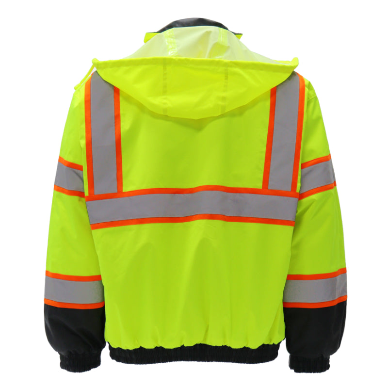 SAFMY-B28-098-1 Reflective Safety Jacket With Padded Lining
