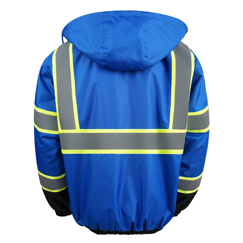 SAFMY-B28-098-1 Reflective Safety Jacket With Padded Lining