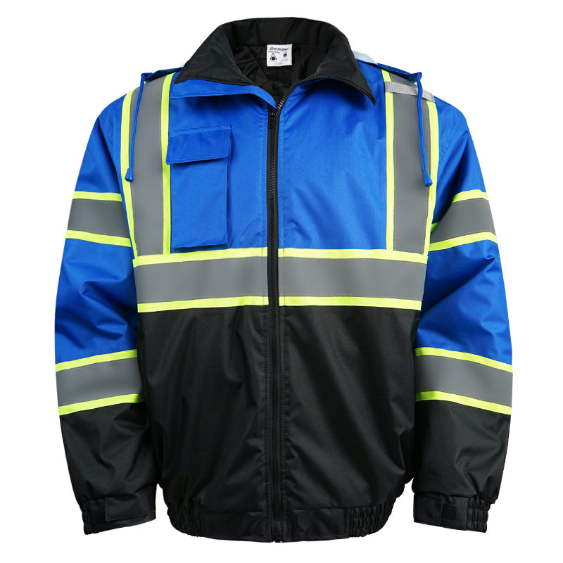 SAFMY-B28-098-1 Reflective Safety Jacket With Padded Lining