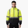 SAFMY-B28-098 Reflective Safety Jacket With Padded Lining
