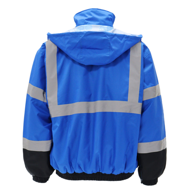SAFMY-B28-098 Reflective Safety Jacket With Padded Lining