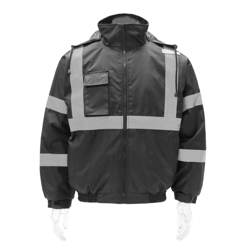 SAFMY-B28-098 Reflective Safety Jacket With Padded Lining