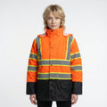 SAFMY-B48-130-1 Reflective Safety Jacket With Hood