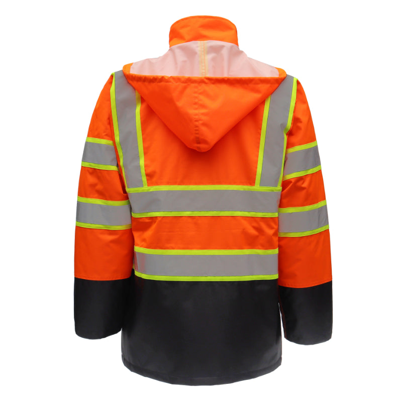 SAFMY-B48-130-1 Reflective Safety Jacket With Hood