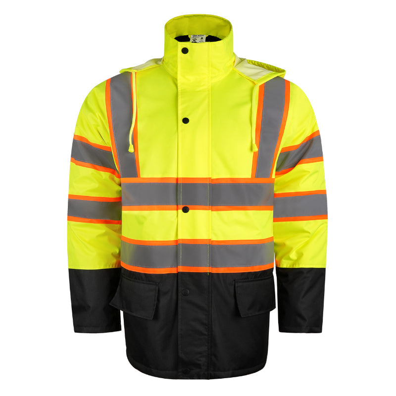SAFMY-B48-130-1 Reflective Safety Jacket With Hood