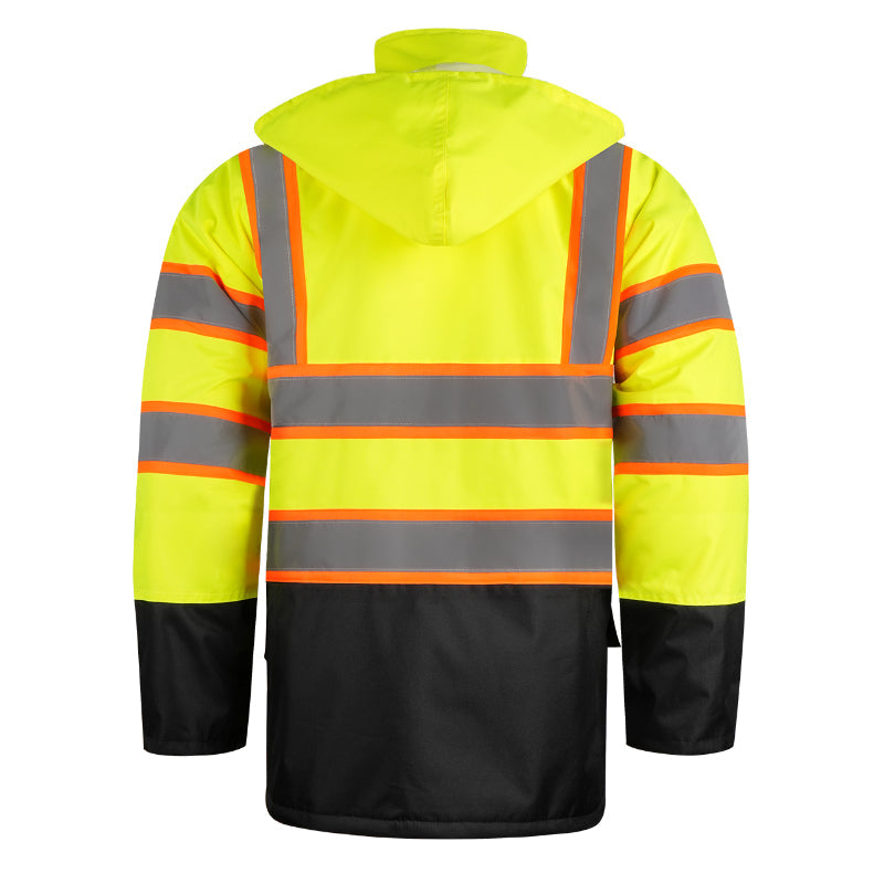 SAFMY-B48-130-1 Reflective Safety Jacket With Hood