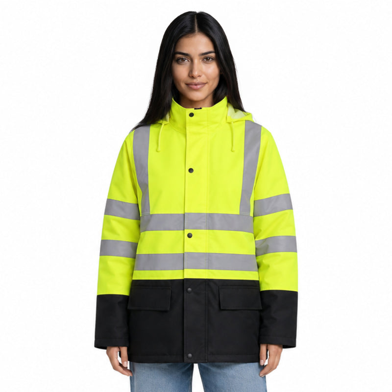 SAFMY-B48-130 Reflective Safety Jacket With Padded Lining