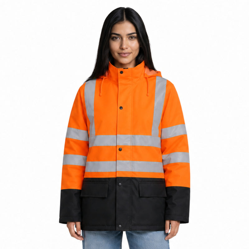 SAFMY-B48-130 Reflective Safety Jacket With Padded Lining