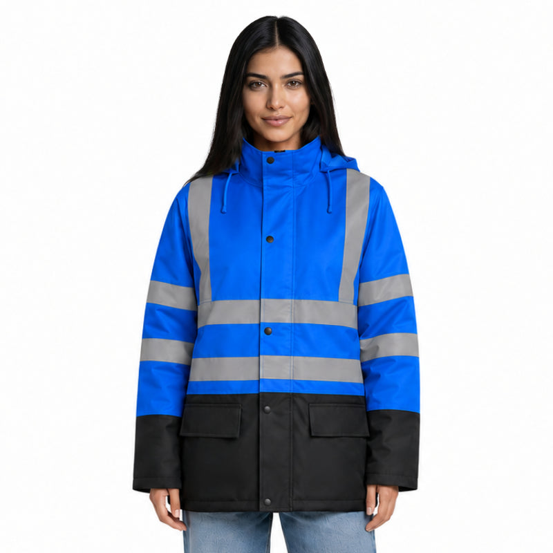 SAFMY-B48-130 Reflective Safety Jacket With Padded Lining