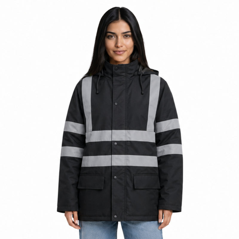SAFMY-B48-130 Reflective Safety Jacket With Padded Lining
