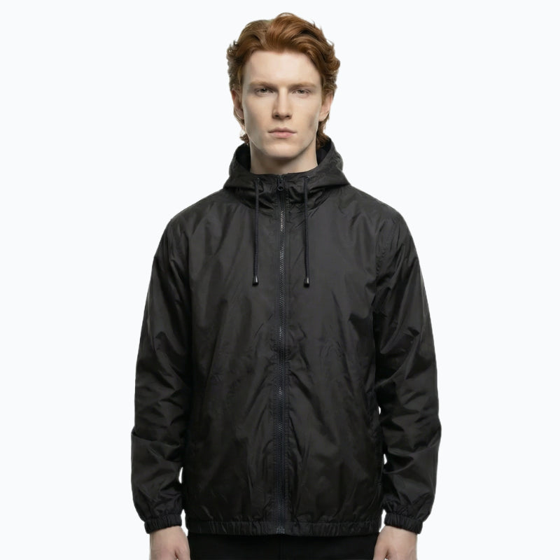 SAFWY-A8-219 Windbreaker Jacket With Hood and Mesh Lining