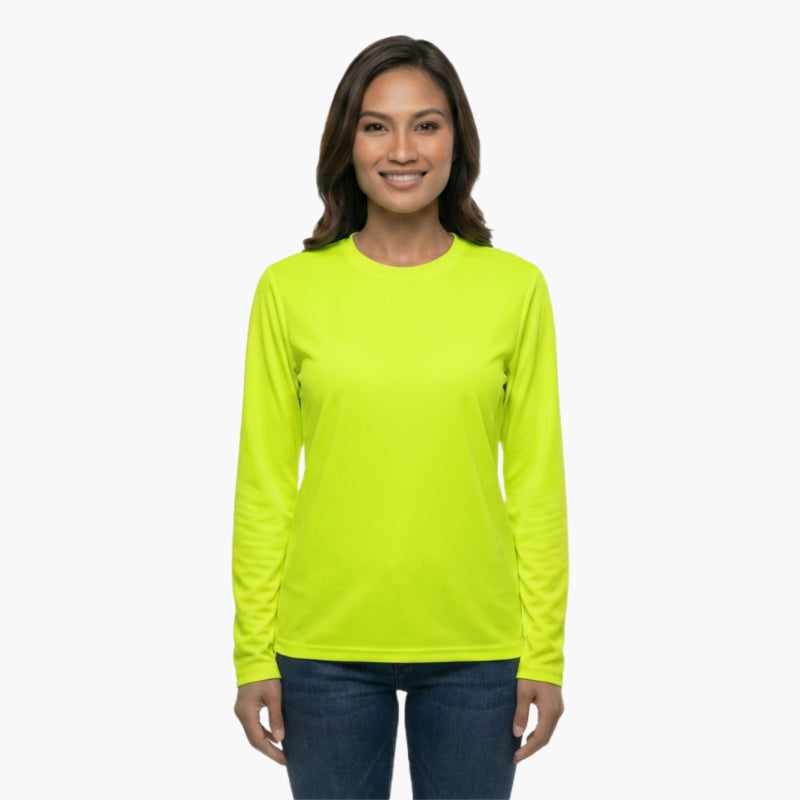 SAFTX-C2-056 Moisture-Wicking Long Sleeve Safety Shirt