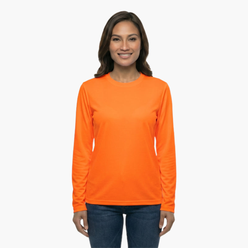 SAFTX-C2-056 Moisture-Wicking Long Sleeve Safety Shirt