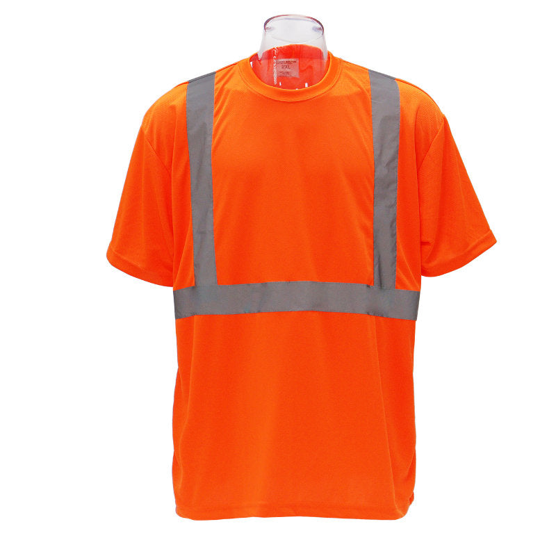 SAFTX-C2-077 High-Visibility Reflective Safety T-Shirt With Pocket