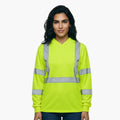 SAFTX-C2-080 High-Visibility Reflective Hooded T-Shirt
