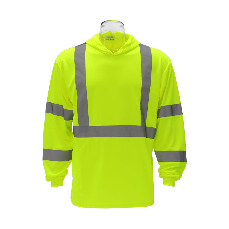 SAFTX-C2-080 High-Visibility Reflective Hooded T-Shirt