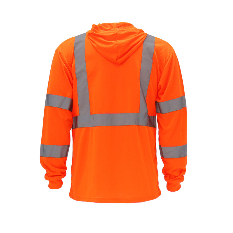 SAFTX-C2-080 High-Visibility Reflective Hooded T-Shirt