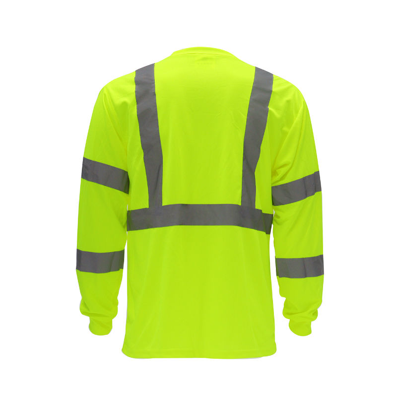 SAFTX-C6-081 High-Visibility Reflective Long Sleeve Safety Shirt