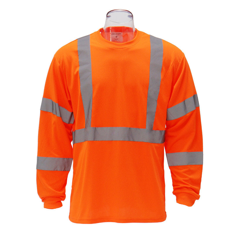 SAFTX-C6-081 High-Visibility Reflective Long Sleeve Safety Shirt