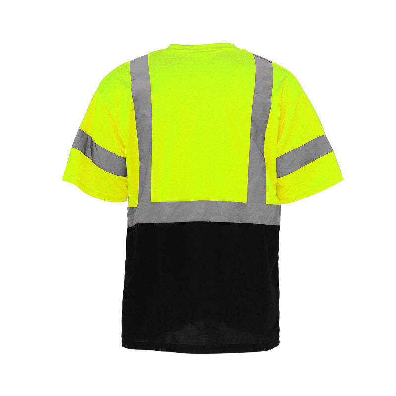 SAFTX-C28-078 High-Visibility Reflective Safety T-Shirt With Pocket