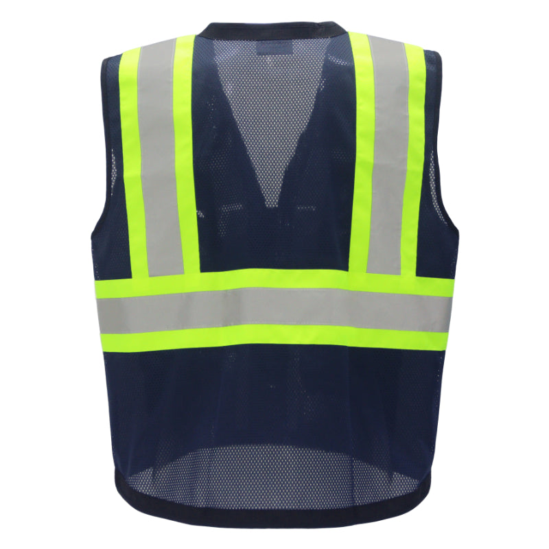 SAFBX-A68-062 High-Visibility Safety Vest with Pockets