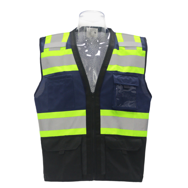 SAFBX-A68-062 High-Visibility Safety Vest with Pockets